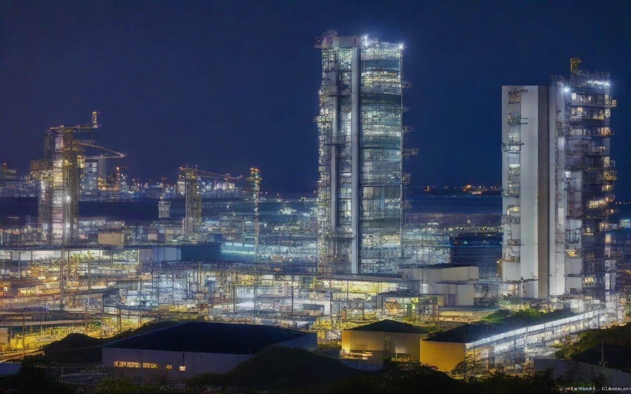 kawasaki factory night view sub 4