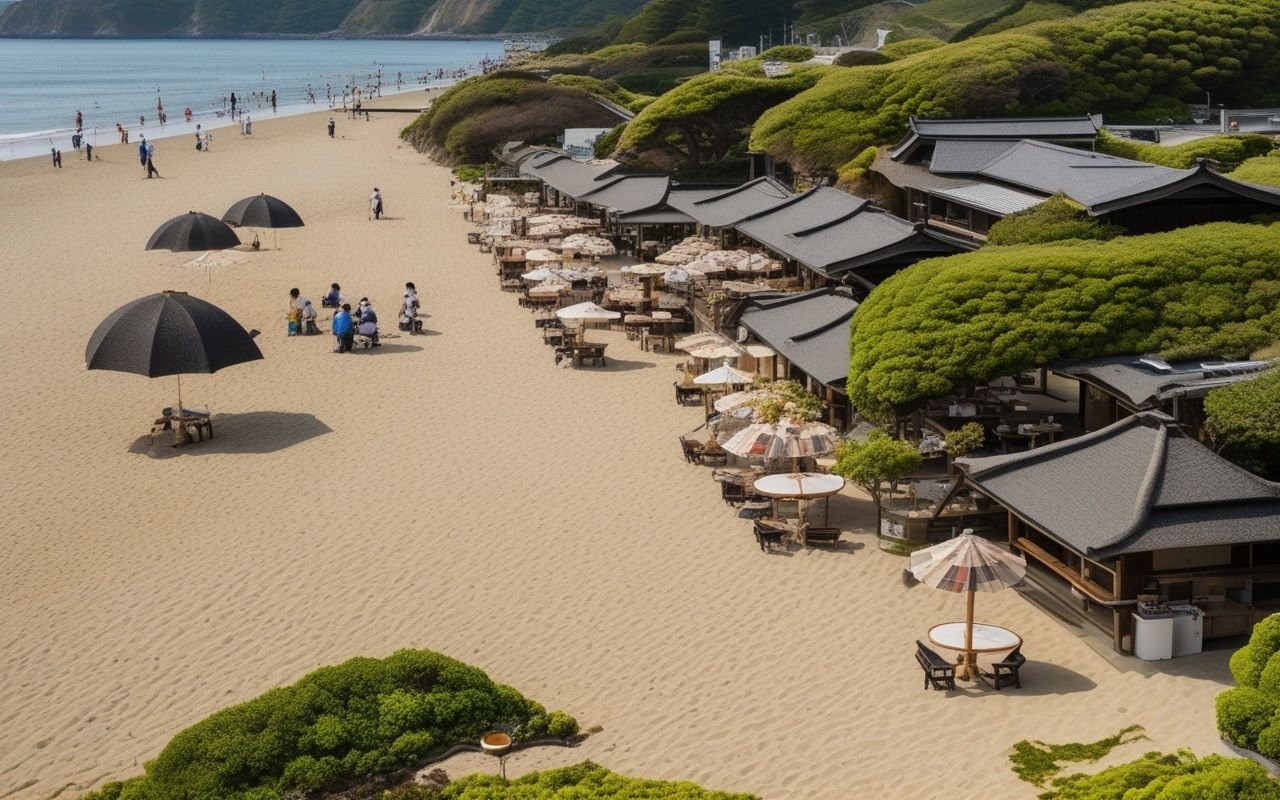 zushi hidden beach cafes sub 2
